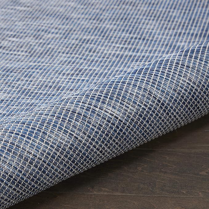 Nourison Home Positano Navy Blue 2'2" x 8' Area Rug - Easy Clean, Non Shedding, Bed Room, Living Room, Dining Room, Kitchen (8' Runner)