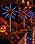 3 Pack Christmas Firework Pathway Lights,Chasing Starburst RGB Tree Lights - Image 7