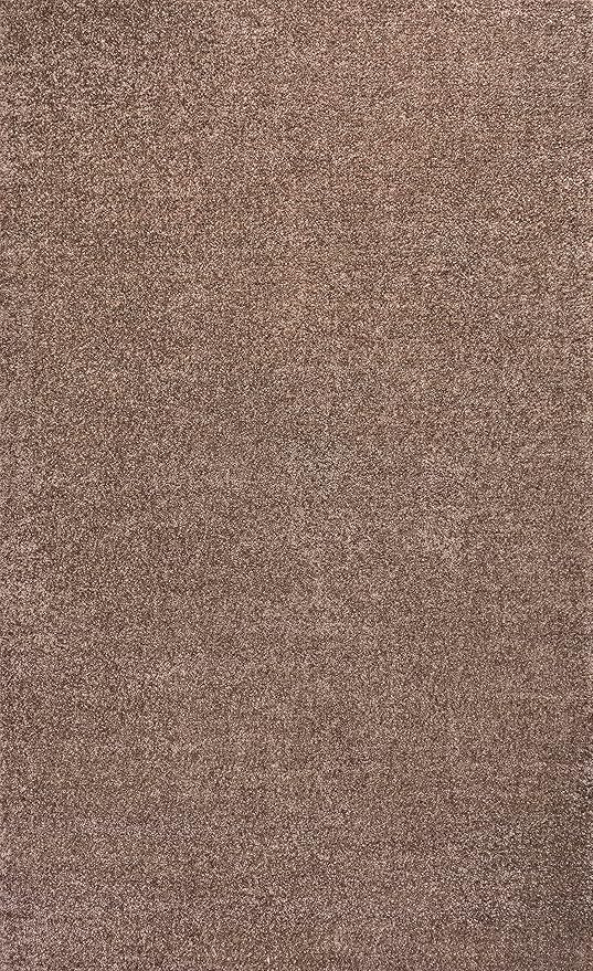 JONATHAN Y Haze Solid Low-Pile Brown Indoor Area Rug 5x8, Coastal,Bohemian,Minimalist,Classic, Easy-Cleaning for Living Room,Bedroom,Kitchen,Pet Friendly,Non-Shedding (SEU100J-5)