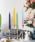 Brown Spiral Taper Dinner Candles Conical Stick Candles Wax Unscented Dinner Candle Dripless for Home Decor, Relaxation 7.6inch,Set of 4(Brown) - Image 7