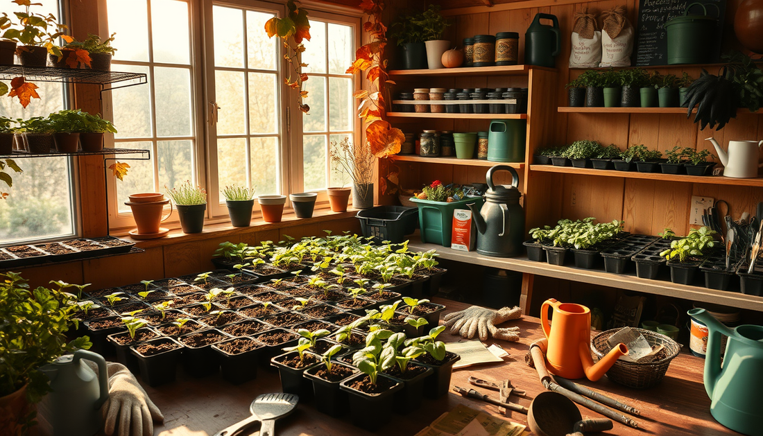 Fall Indoor Seed Starting 101: Get a Jump on Next Season with the Right Tools