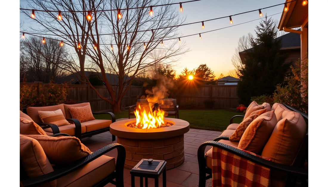 Fall Fire Pit Nights: Cozy Up Your Backyard With the Right Fire Pit & Solar Lighting
