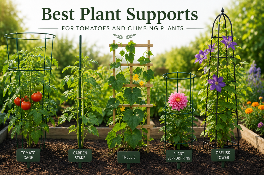 Best Plant Supports for Tomatoes and Climbing Plants