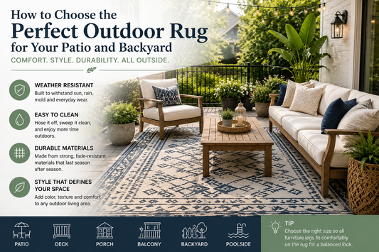 How to Choose the Perfect Outdoor Rug for Your Patio and Backyard