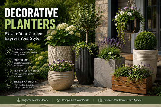 Decorative Planters: How to Choose the Perfect Planters for a Beautiful Garden