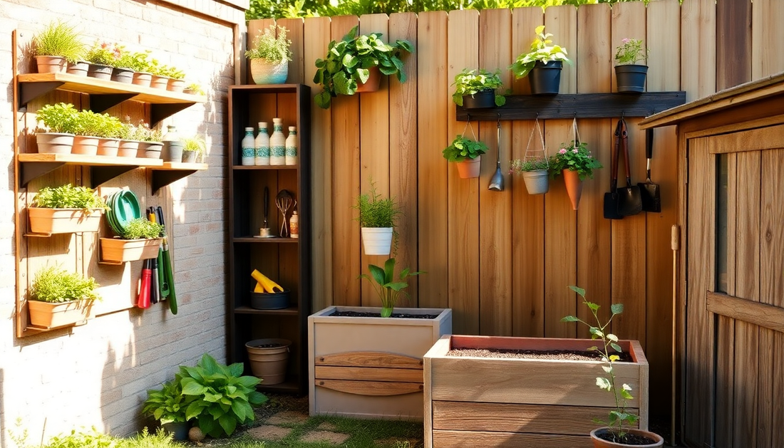 Best Garden Storage Solutions for Small Backyards: Maximize Your Outdoor Space