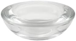 WGV Sturdy Tea Light Votive Candle Holder 3" W, Clear Heavy Thick Chubby Plate Bowl Glass, Small Accent Decor, 24 Pieces - Image 2