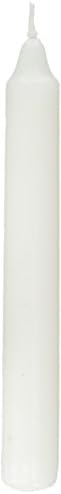 Tapered Candles - 80 Bulk Set of 6” Sticks - 5 Hours Clean, Long-Burning White Candlesticks - Dripless Unscented & Hand-Dipped Tall Candles for Dinners - White Taper Candles by PARNOO - Image 4