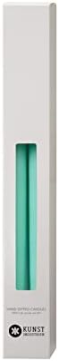 Kunstindustrien® Taper Candles – Set of 4, 13.8" – Made in Denmark, Long Burning Candles 15h, Unscented & Smokeless Candlesticks – Elegant Tall Candles for Weddings, Dinners & Home Decor (Mint Green) - Image 2