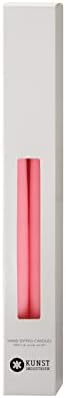 Kunstindustrien® Taper Candles – Set of 4, 13.8" – Made in Denmark, Long Burning Candles 15h, Unscented & Smokeless Candlesticks – Elegant Tall Candles for Weddings, Dinners & Home Decor (Pastel Rose) - Image 2
