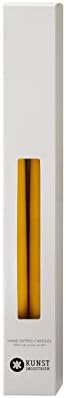 Kunstindustrien® Taper Candles – Set of 4, 13.8" – Made in Denmark, Long Burning Candles 15h, Unscented & Smokeless Candlesticks – Elegant Tall Candles for Weddings, Dinners & Home Decor (Honey) - Image 2