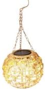 2 Pack Solar Lanterns Outdoor Waterproof, Hanging Solar Lights for Outside with Upgraded Bright LED, Boho Rattan Lantern, Outdoor Chandelier Lights for Garden, Yard, Porch, Patio, Backyard, Gifts