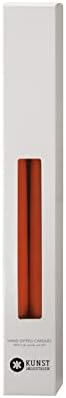 Kunstindustrien® Taper Candles – Set of 4, 13.8" – Made in Denmark, Long Burning Candles 15h, Unscented & Smokeless Candlesticks – Elegant Tall Candles for Weddings, Dinners & Home Decor (Rust) - Image 2