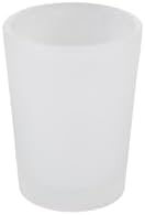 WGV Frosted Tea Light Votive Candle Holder 2.2x2.75, Tiny Utility Cylinder Glass Vase, Small Planter Terrarium for Home Accent Decor, 1 Pc by WGVInternational-OpusGlassware