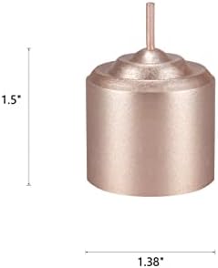 Mega Candles 12 pcs Unscented Rose Gold Votive Candles, Hand Poured Wax Candle 10 Hour 1.38 Inch x 1.5 Inch, Home Décor, Wedding Receptions, Centerpieces, Occasions, Events, Festivities, Meditations - Image 2