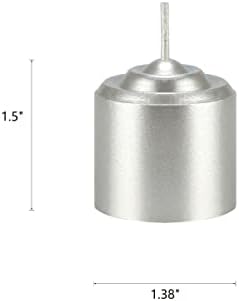 Mega Candles 12 pcs Unscented Silver Votive Candles, Hand Poured Wax Candle 10 Hours 1.38 Inch x 1.5 Inch, Home Décor, Wedding Receptions, Centerpieces, Occasions, Events, Festivities, Meditations - Image 2