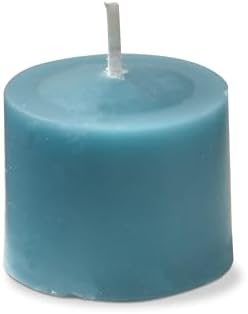 tag Color Studio Votive Candles Set of 12 Teal Smokeless Paraffin Wax Burn Time 5 Hrs. Votive Blue by tag