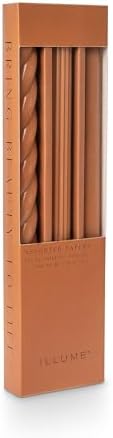 Illume Beautifully Done Unscented Assorted Candle Tapers 3-Pack, Terracotta by ILLUME