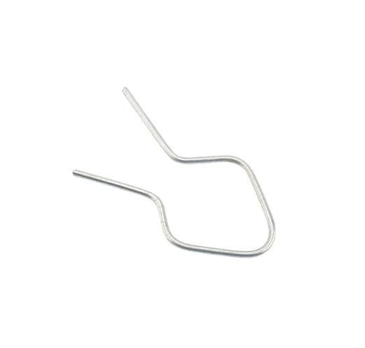 T Post Clips EZ Twist Preformed Galvanized Steel Tie Wire 11 Gauge Fence Ties - 100 Pack