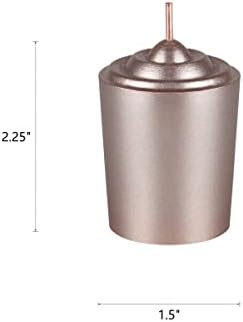 Mega Candles 12 pcs Unscented Rose Gold Votive Candles, Hand Poured Wax Candle 15 Hour 1.5 Inch x 2.25 Inch, Home Décor, Wedding Receptions, Centerpieces, Occasions, Events, Festivities, Meditations - Image 2