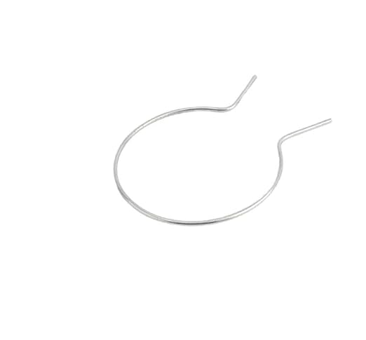 EZ Twist 4" Preformed 9 Gauge Galvanized Steel Fence Ties - (60 Pack)