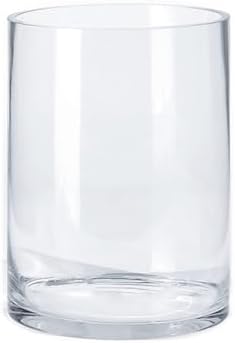 CYS EXCEL (H:12" D:6") Large Cylinder Clear Glass Vase for Wide Bouquet Flower Vase Centerpieces Display Hurricane Floating Candle Holder by CYSEXCEL%C2%AE