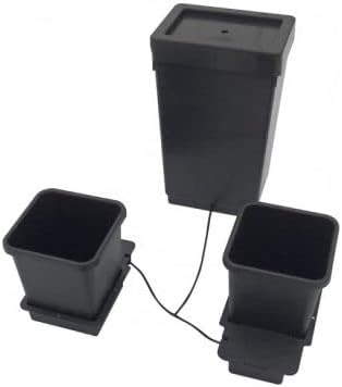 AutoPot 2 Pot System (3.9 Gallon Plastic Pots) (*Includes AIRBASES & AIRDOMES) Self-Watering, Gravity-Fed Hydroponic System (2Pot - 3.9 Gallon - 12.4 Gallon Tank)