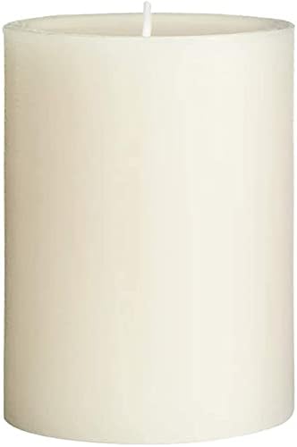 Mister Candle Dripless Unscented Ivory Pillar Candles, Set of 3 Hand Poured Solid Color Non-Scented Candles for Home Decor, Premium Wax, 60 Hr Burn Time - 3x4 Inch, Ivory - Image 6
