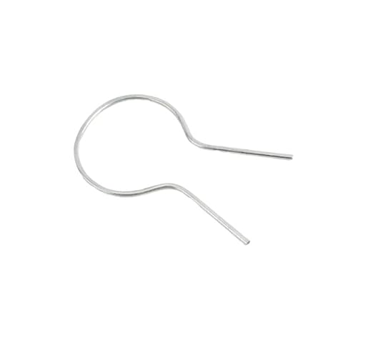 EZ Twist 1 5/8" Preformed 11 Gauge Galvanized Steel Fence Ties - (100 Pack)