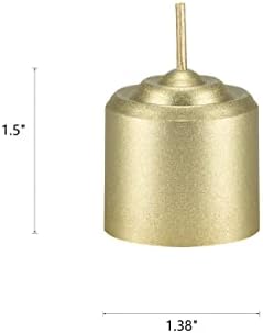 Mega Candles 12 pcs Unscented Gold Votive Candles, Hand Poured Wax Candle 10 Hours 1.38 Inch x 1.5 Inch, Home Décor, Wedding Receptions, Centerpieces, Occasions, Events, Festivities, Meditations - Image 2
