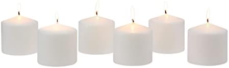 Stonebriar Unscented White Tall Pillar Candles, 18 Hour Burning Candle Pillars, Perfect for Decor, Weddings, Emergencies 3" X 3", 6 count - Image 4