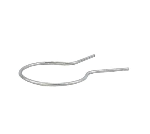 EZ Twist 2" (1 7/8" OD) x 11 Gauge Preformed Galvanized Steel Fence Ties - (100 Pack)