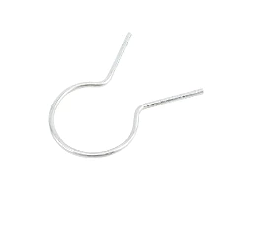 EZ Twist 1 5/8" x 9 Gauge Preformed Galvanized Steel Fence Ties - (100 Pack)