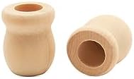 Bean Pot Candle Cups, 1 Inch, 7/16 Inch Hole, Pack of 100 Unfinished Wood Candle Holders, Wood Turnings for Crafts, by Woodpeckers - Image 4