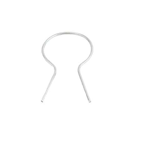 EZ Twist 1 5/8" Preformed 11 Gauge Galvanized Steel Fence Ties - (100 Pack)