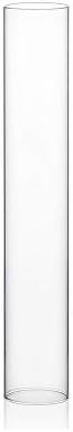 WGVI Hurricane Candle Holder Sleeve, Wide 2", Height 12", Clear Glass Cylinder Candleholder, Chimney Tube, Open Ended Candle Shade, 24 Pieces Bulk by WGVInternational-OpusGlassware