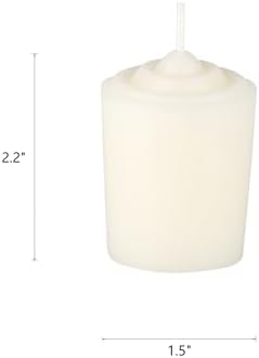 Mega Candles 12 pcs Unscented Off White Votive Candles, Hand Poured Wax Candle 15 Hour 1.5 Inch x 2.25 Inch, Home Décor, Wedding Receptions, Centerpieces, Occasions, Events, Festivities, Meditations - Image 2