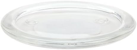 WGV Tea Light Votive Candle Holder Plate 4" W, Clear Flat Plate Glass, Small Home Accent Decor, 1 Pc by WGVInternational-OpusGlassware