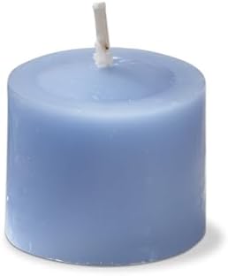 Tag Color Studio Votive Candles Set of 12 Light Blue Smokeless Paraffin Wax Burn Time 5 Hrs. Votive Blue by tag