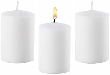 D'light Online 15 Hour Unscented White Emergency and Events Bulk Votive Candles for Wedding Votives, Luminary Candles, Restaurants, Churches, Bars, Parties, Spa and Decor (Set of 36 - White, 15 Hour) - Image 6