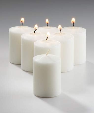 D'light Online 15 Hour Unscented White Emergency and Events Bulk Votive Candles for Wedding Votives, Luminary Candles, Restaurants, Churches and Decorations (Set of 144 - White, 15 Hour) - Image 5