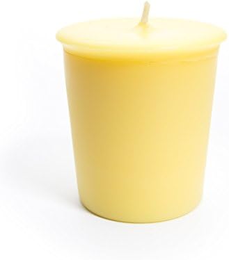 Wild Lemongrass Soy Votive Candles - Scented with Natural Fragrance Oils - 6 Yellow Natural Votive Candle Refills - Fresh & Clean Collection - Image 3