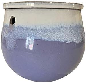 rePotme 8" Teardrop Self Watering Pot (Cream Over Lavender)