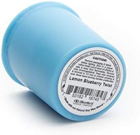 Lemon Blueberry Twist Soy Votive Candles - Scented with Natural Fragrance Oils - 6 Blue Natural Votive Candle Refills - Fruit & Berry Collection - Image 4