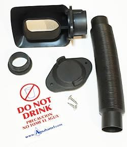 Rain Barrel Downspout Diverter Kit for 3x4 Downspouts EarthMinded | Drill Bits NOT Included