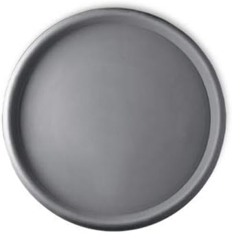 Crescent Garden Universal Round Planter Saucer, Heavy Duty Drainage Dish for Plant Pots, Extra Large Plant Dish, Indoor & Outdoor Plant Tray - Slate Gray (19.75" Inner, 22" Outer Diameter)