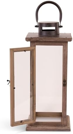 Koehler Home Decor Perfect Lodge Wooden Lantern - Image 2