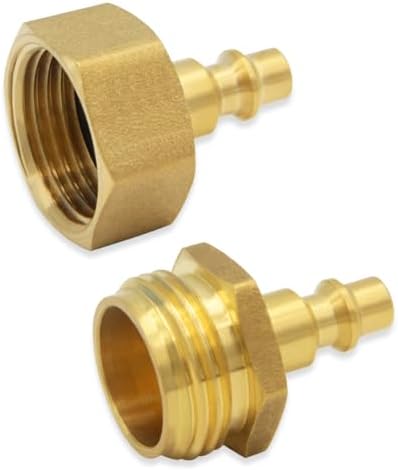 Hooshing 2PCS Winterize Blowout Adapter 1/4" Quick Connect Plug to 3/4" GHT - Image 3