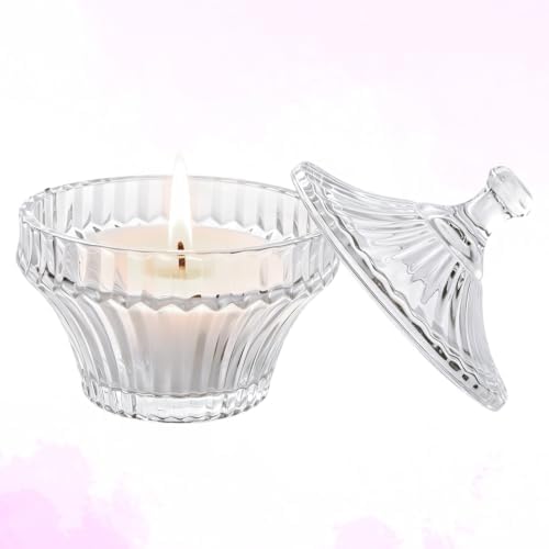 STARVAST 16 Pack Clear Glass Votive Candle Holders with Lids, 3.1×3.5In - Image 3