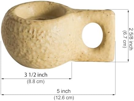 Candle Holder Ceramic Candlestick Holder, Candlelight Stand for Spell Candles, Taper Candles, and Incense, Halloween Christmas Dining Room Home Decoration Display - Image 5
